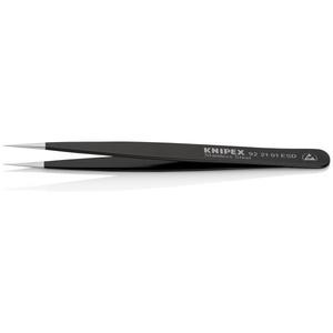 Pince à épiler universelle à pointe droite en acier inoxydable Knipex ESD - Product Image 3