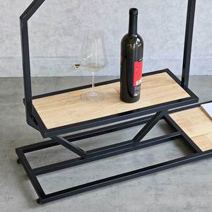 Antique-Style 120x30x82cm Rubber Wood <b>Console</b> <b>Table</b> with Iron Frame Minimalist Living Room Furniture for Entry Hotel CST073 - Product Image 3