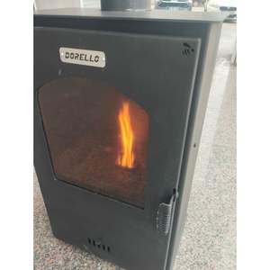 Estufa de Pellets para Interiores Dorello MF011 con Construcción de Hierro para Calefacción de Cocina, para Leña/Carbón - Product Image 1