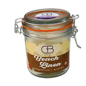 Cera Profumata di Soia con Fragranza di Spiaggia - Product Image 1