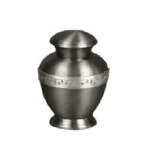 High Quality Brass Cremation <b>Keepsake</b> Urns With Engraving Pewter and Black Finished For Human <b>Ashes</b> Funeral Supply - Product Image 1