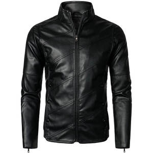 Chaqueta de Cuero para Hombre, Transpirable, Hecha con Materiales de Alta Calidad, Chaqueta de Cuero para Hombre Más Vendida para Adultos - Product Image 1