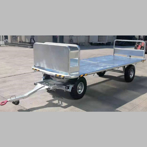 Aluminum Alloy 3 <b>Wheeled</b> Airport Luggage <b>Cart</b> Aviation <b>Trolley</b> <b>Cart</b> - Product Image 2