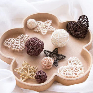 หวายทำด้วยมือจากเวียดนามของตกแต่งผนังหวายธรรมชาติหัวใจสำหรับงานแต่งงานวันครบรอบหรือพื้นที่ภายในที่สะดวกสบาย - Product Image 6