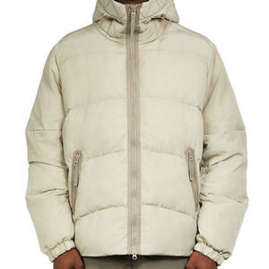 Chaqueta acolchada de invierno acolchada para hombre de alta calidad personalizada de talla grande burbuja gruesa con cierre de cremallera chaqueta para exteriores diseño de gama alta - Product Image 6