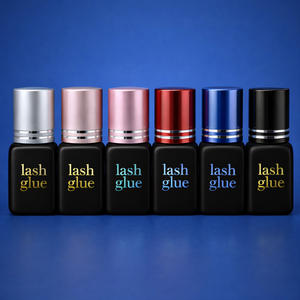Colle à cils professionnelle pour extensions de cils, séchage rapide 1-1,5 seconde, emballage personnalisé, longue tenue, qualité supérieure - Product Image 1