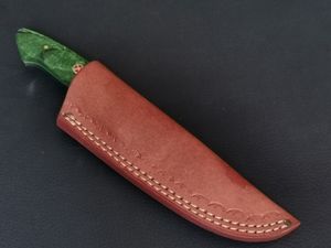 Couteau de chasse en acier Damas fait à la main de qualité supérieure taille personnalisée poignée confortable Skinner S53 lame en plastique OEM - Product Image 4