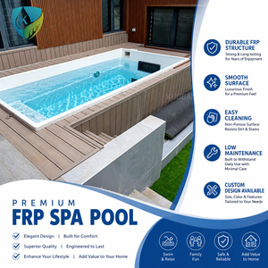 <span class=keywords><strong>Piscine</strong></span> enterrée en fibre de verre, <span class=keywords><strong>piscine</strong></span> préfabriquée en FRP, coque de <span class=keywords><strong>piscine</strong></span> monobloc pour projet de villa extérieure ou de jardin - Product Image 6