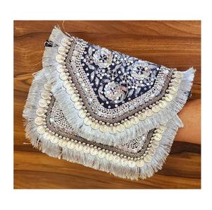 Guru Kirpa Export House's Custom Luxury Bohemian Women's Messenger Bag Canvas Evening Clutch avec Leopard Pattern Made in India - Product Image 6