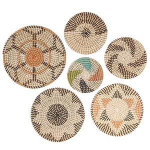 100% Natural Seagrass Traditional <b>Wall</b> <b>Clock</b> Handwoven High Quality Customized Home Decor for Stylish Living Room-99 Gold Data - Product Image 1