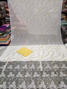 Tissu de haute qualité, respirant, multicolore, Faransawi Dirac Somali, 100% soie, poids moyen, pour robe de mariée, best-seller - Product Image 4