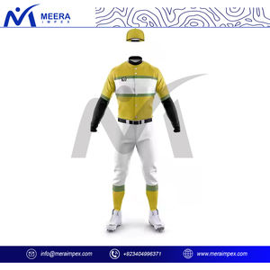 Uniforme de béisbol personalizado para hombre con nombre del equipo, número, impresión por sublimación, botón transpirable, Jersey y pantalones para ropa deportiva de torneo - Product Image 3