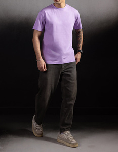 Camisetas de Hombre Unisex al por Mayor con Logotipo Personalizado de Tu Marca, 100% Algodón, Tejido de Punto, Impresión Serigráfica, Estilo Casual Hip Hop con Estampado - Product Image 4