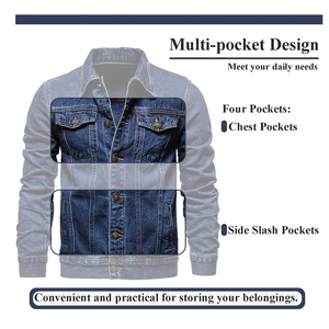 Chaqueta vintage personalizada para hombre, abrigo para hombre, chaqueta vintage desgastada para hombre, chaqueta vintage rasgada para hombre - Product Image 3