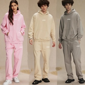 Automne hiver femmes 2 pièces sweat décontracté ensemble chaud polaire survêtement brodé capuche Jogging pantalon solide motif tenues - Product Image 5