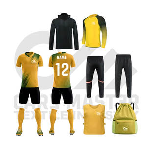 Conjuntos de ropa para equipos con logotipo personalizado al por mayor, conjuntos de ropa para equipos de manga corta de secado rápido y transpirable - Product Image 6