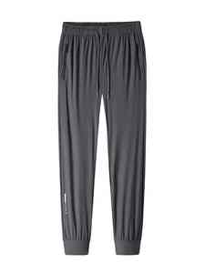 Pantalon d'été à séchage rapide pour hommes de haute qualité Style décontracté d'affaires respirant confortable taille haute élastique lavage léger - Product Image 3