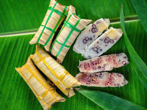Vente en gros de gâteau banane de spécialité vietnamien glacé de meilleure qualité avec feuille de noix de coco/vacances - Product Image 6