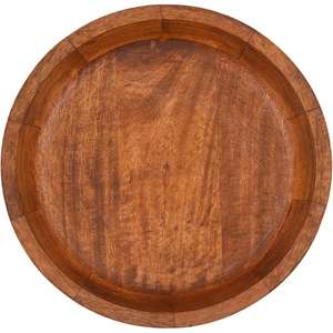 Bol en acacia véritable forme ronde bols à salade en bois conception multifonction bol de présentation et de service de fruits en bois écologique - Product Image 3