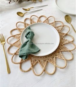NEW STYLE Natural Seagrass Rattan <b>Placemats</b> Round Woven <b>Placemats</b> <b>for</b> Dining <b>Tables</b> Tablemat Jute <b>Placemat</b> Made in Vietnam - Product Image 2