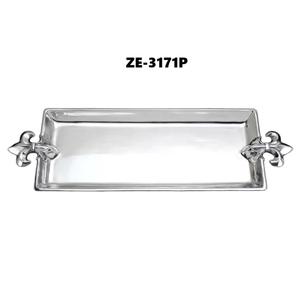 Plateau en métal fait main prêt à l'exportation pour le marché mondial, plateau en métal fait main pour le marché international, avec revêtement en or martelé, plaqué, sûr - Product Image 3