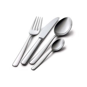 Long manche rond en bois avec un nouveau set de couverts de styliste nouveau Design couverts de voyage personnalisés plaqués argent - Product Image 6