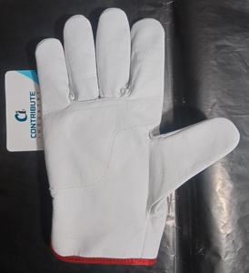 Gants de sécurité pour conducteur en cuir de buffle véritable de très haute qualité bon prix par Contribute Industry - Product Image 2