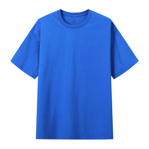 เสื้อยืดคอกลมแขนสั้นผ้าแคนวาสโพลีเอสเตอร์/คอตตอน 380 กรัม 20s ระบายอากาศได้ดี พิมพ์ลายปักโลโก้ OEM ตามสั่ง ทรงหลวมเล็กน้อย - Product Image 3