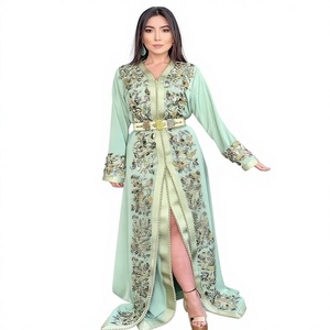 Lehenga Choli Tendance et Élégant en Satin Velours Longueur Ras du Sol, Protection Solaire, Idéal pour Fêtes et Mariages, Orné de Perles de Verre et Pierres en Cristal - Product Image 1