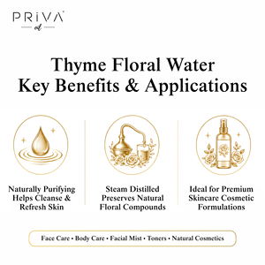 Eau de Thym Bio en Gros Thymus Vulgaris Hydrolat Ecocert <span class=keywords><strong>Maroc</strong></span> Vente en Gros Cosmétique Purifiant Antibactérien Eau Florale - Product Image 4