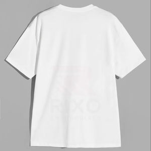 เสื้อยืดลายกราฟิกผ้าฝ้ายถัก 100% ระบายอากาศได้ดี เป็นมิตรกับสิ่งแวดล้อม สวมใส่สบาย ผลิตในปากีสถาน ดีไซน์ไม่ซ้ำใคร สำหรับผู้ชาย ฤดูร้อน MOQ ต่ำ - Product Image 6