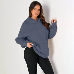 Custom logo Hoodies&sweatshirts Blouse Fashion <b>Sweater</b> <b>Pullover</b> <b>Sweater</b> Women Casual Hoodies - Product Image 3