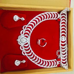 Collier en cuivre argenté pour femmes, bijoux de mode, pour mariage, style africain et bohème, tendance, nouvelle collection - Product Image 4