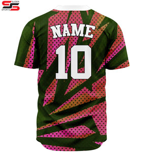 Uniformes de Béisbol Personalizados Transpirables con Estampado, 100% Poliéster, Antibacterianos, de Secado Rápido, Venta Directa de Fábrica - Product Image 6