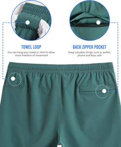 Custom Athletic Mesh <b>Shorts</b> Compression Liner Anti-Wrinkle Eco-Friendly <b>Phone</b> <b>Pocket</b> Sporty Style Workout Gym Running Jogging - Product Image 5