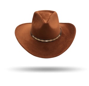 Chapeau de cowboy artisanal à large bord, chapeau western pour usage extérieur et décontracté, toutes saisons, unisexe, plusieurs couleurs disponibles, origine Mexique - Product Image 2
