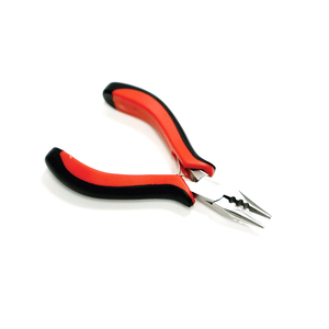 คีมสแตนเลสสตีลคุณภาพสูงเข็มต่อผมซิปหนังโลโก้ที่กำหนดเอง | เครื่องมือเสริมความงามเส้นผม - Product Image 4