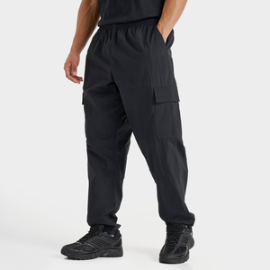 Prix bas Pantalons en toile décontractés pour hommes personnalisés Respirant Taille élastique Qualité supérieure Longueur entière Couleur unie Logo personnalisé - Product Image 4