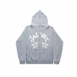 เสื้อฮู้ดแบบสวมหัวของผู้ชายผ้าฝ้ายผสม100% สำหรับฤดูหนาวพิมพ์ลาย - Product Image 5