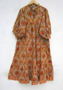 Col en v Tie Dye Kaftan Robe Femmes Manches Courtes Coupe Lâche Rayonne Tissu Modeste Midi Longueur 6XL Taille Plage Cocktail Occasions - Product Image 6