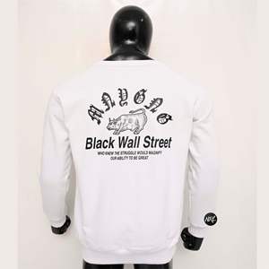 Venta al por mayor de calidad de silicona de impresión de peso pesado de algodón de gran tamaño de impresión personalizada pulóver de algodón personalizado sudaderas con capucha y sudaderas - Product Image 4