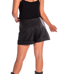 Offre Spéciale Short en cuir de mouton véritable pour femmes Pantalon en cuir de mouton véritable respirant pour dames - Product Image 3