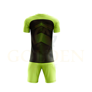 Uniforme de Fútbol de Alta Calidad 100% Poliéster con Cuello en V, Uniforme de Club de Fútbol con Cuello Polo, Personalizable al por Mayor - Product Image 5