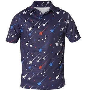 Polos sublimados personalizados de marca blanca, servicio OEM y ODM, ropa informal de tela de algodón para exteriores - Product Image 4