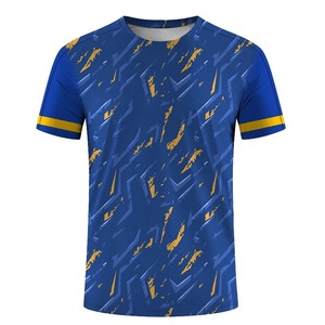 เสื้อยืดลำลองแนวสปอร์ตสำหรับผู้ชายและผู้หญิงเสื้อยืดแขนสั้นพิมพ์ลายคอแบบเรียบง่ายสำหรับใส่กลางแจ้งฤดูร้อน - Product Image 3