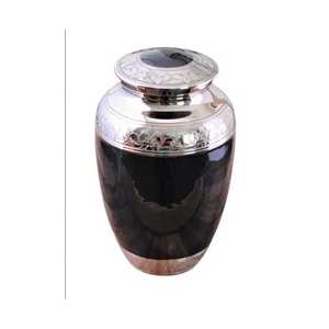Urnes à café et à thé les plus vendues à la main Accessoires funéraires Urne en aluminium Crémation Fabrication indienne de haute qualité - Product Image 1