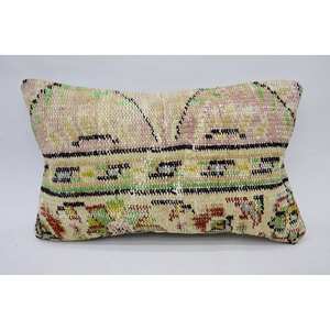 หมอนผ้าขนแกะหลากสี12x20ลายวินเทจพิมพ์ลาย18x18 - Product Image 1