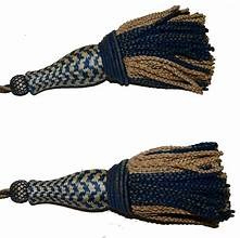 Top nuevo alta calidad borlas sedosas lingotes alambre encaje trenza oro trabajo bordado lingotes hilos flecos borlas - Product Image 2