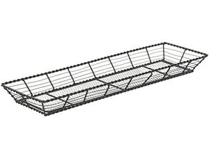 Luxury Design Vintage <b>Black</b> Metal Serving <b>Tray</b> Minimalist Style Industrial Metal Breakfast <b>Trays</b> <b>Black</b> Metal Wire <b>Tray</b> - Product Image 3