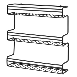 Organisateur de rangement pour la cuisine Support mural décoratif de luxe en métal à tarif de gros Étagère décorative scandinave Étagère à épices pour armoire - Product Image 4